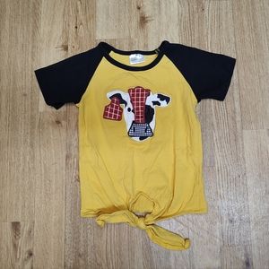 Boutique cow top size 4t
